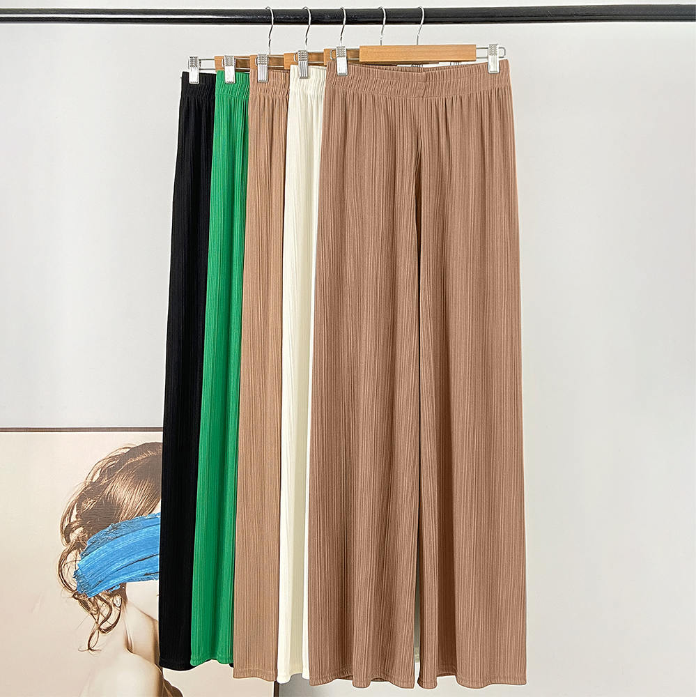 ワイド神パンツ｜体型カバー×シワ防止最強タッグ｜3色展開x